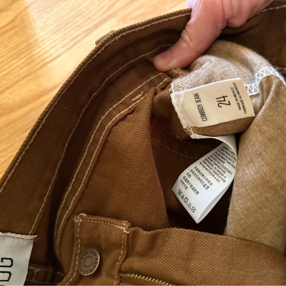 Brown Denim Jeans